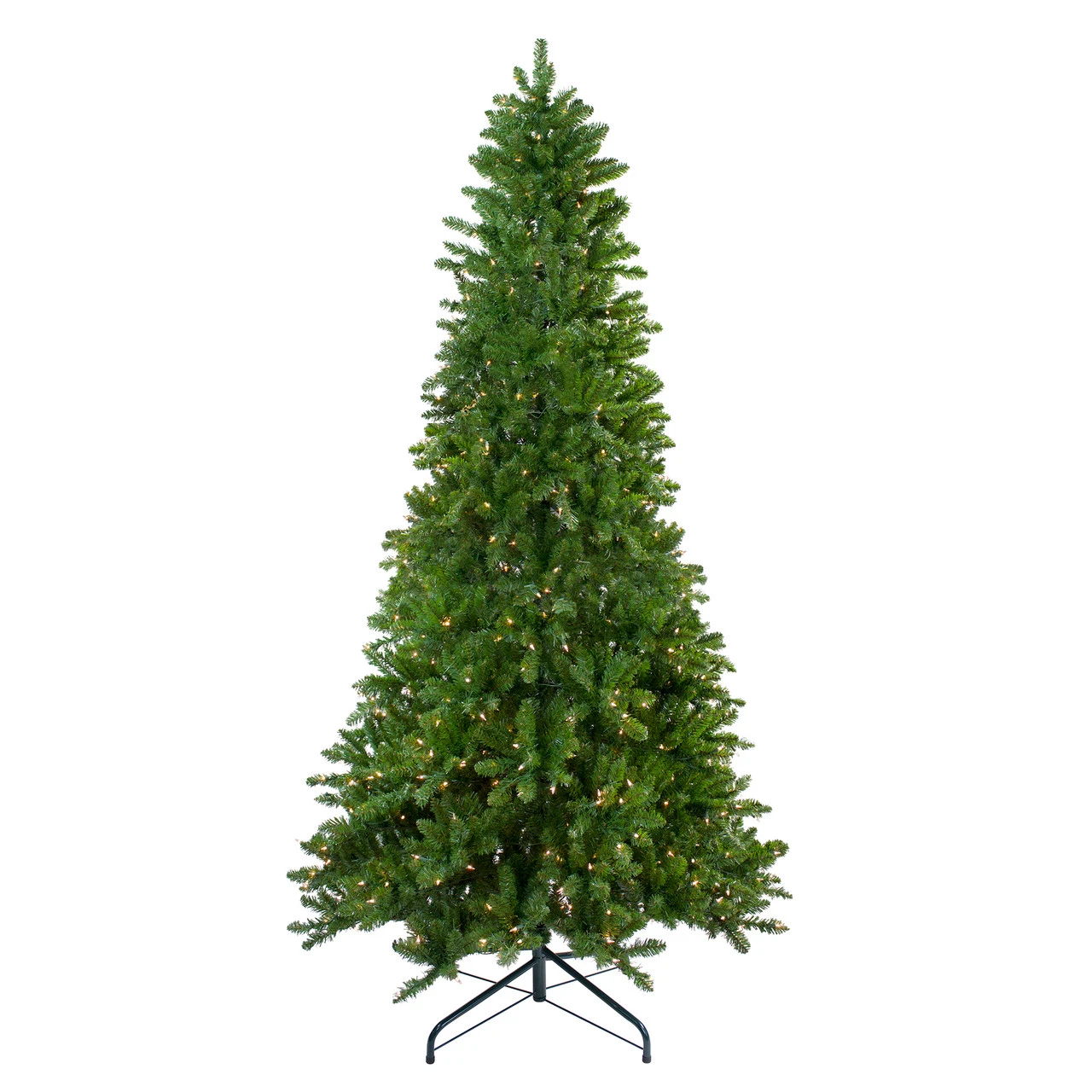 9' Pre-Lit Everett Pine Slim Artificial Christmas Tree, Clear Lights 2 9' Pre-Lit Everett Pine Slim Artificial Christmas Tree, Clear Lights - Image 2