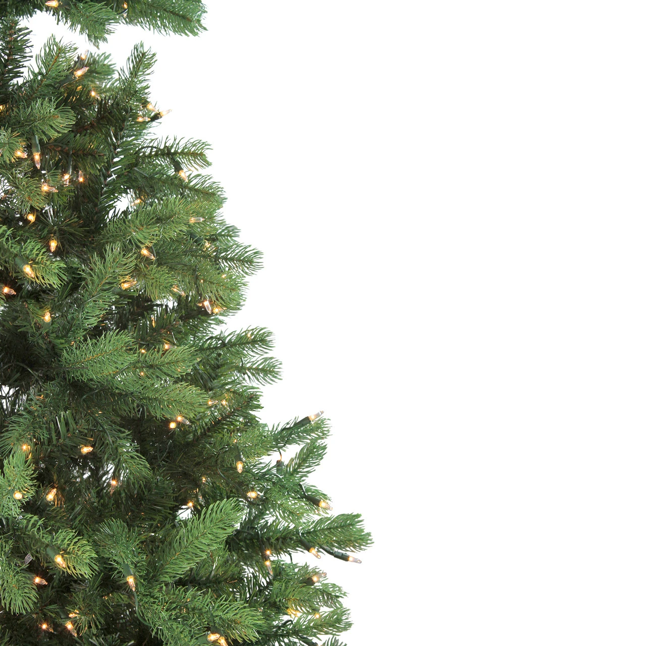 6.5' Pre-Lit Full Noble Fir Artificial Christmas Tree - Clear Lights 4 6.5' Pre-Lit Full Noble Fir Artificial Christmas Tree - Clear Lights - Image 4