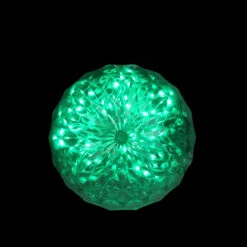 6" LED Lighted Green Crystal Sphere Outdoor Christmas Decoration 6 6" LED Lighted Green Crystal Sphere Outdoor Christmas Decoration -Xmas Trees Shop northlight ct52 794 066 2 93823.1667531701