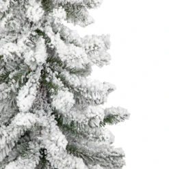 4' Slim Flocked Alpine Artificial Christmas Tree, Unlit -Xmas Trees Shop northlight gb16055 2updated 04621.1667655543