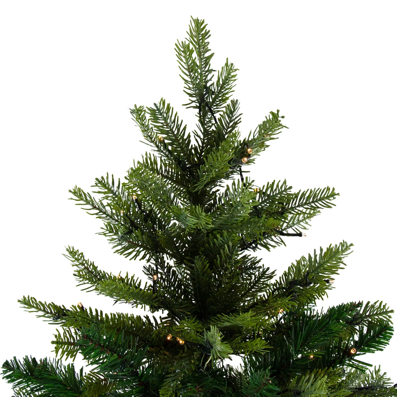 7.5' Pre-Lit Full Woodcrest Pine Artificial Christmas Tree - Warm White LED Lights 3 7.5' Pre-Lit Full Woodcrest Pine Artificial Christmas Tree - Warm White LED Lights - Image 3