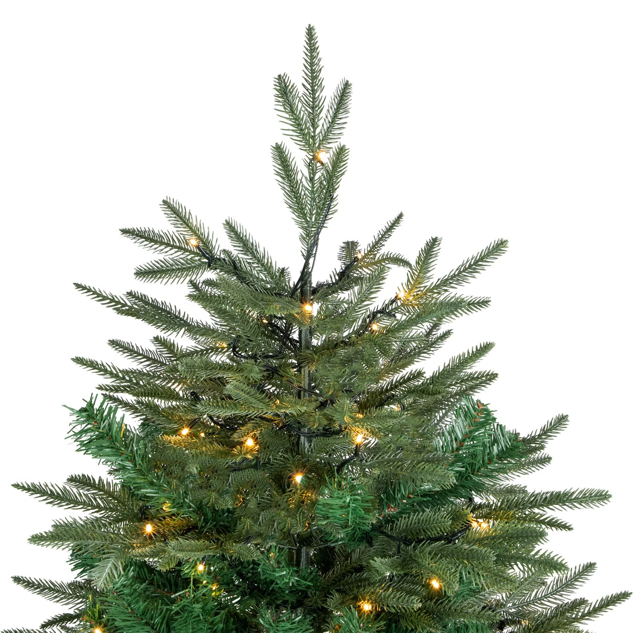 7.5' Pre-Lit Hudson Fir Artificial Christmas Tree, Warm White LED Lights 4 7.5' Pre-Lit Hudson Fir Artificial Christmas Tree, Warm White LED Lights - Image 4