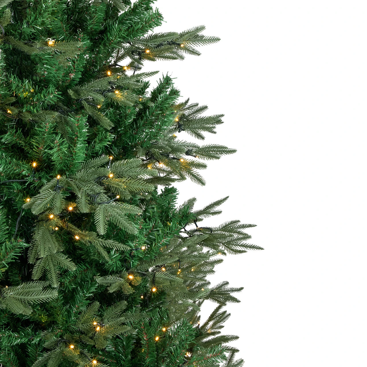 7.5' Pre-Lit Hudson Fir Artificial Christmas Tree, Warm White LED Lights 3 7.5' Pre-Lit Hudson Fir Artificial Christmas Tree, Warm White LED Lights - Image 3