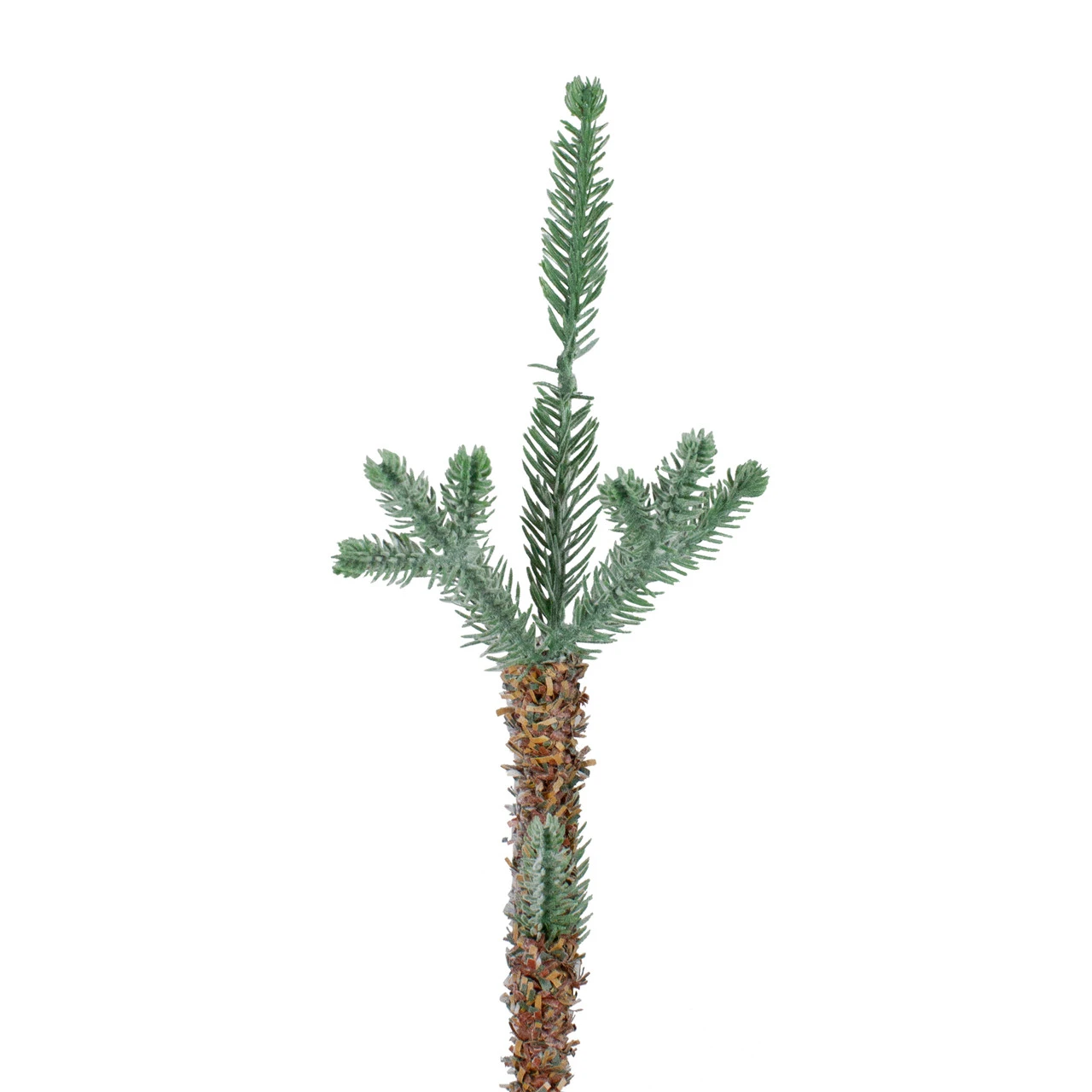 3' Snow Covered Slim Pine Artificial Christmas Tree With Jute Base - Unlit 5 3' Snow Covered Slim Pine Artificial Christmas Tree With Jute Base - Unlit - Image 5