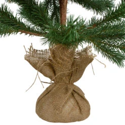 3' Ponderosa Pine Artificial Christmas Tree With Jute Base – Unlit -Xmas Trees Shop northlight hn91122 3 37291.1667573285