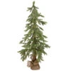47" Pine Tree With Jute Base Christmas Decoration