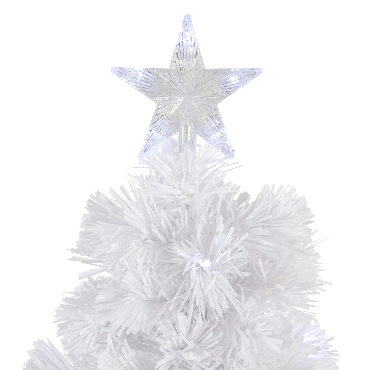 3' Pre-Lit LED Color Changing White Fiber Optic Artificial Christmas Tree 2 3' Pre-Lit LED Color Changing White Fiber Optic Artificial Christmas Tree - Image 2