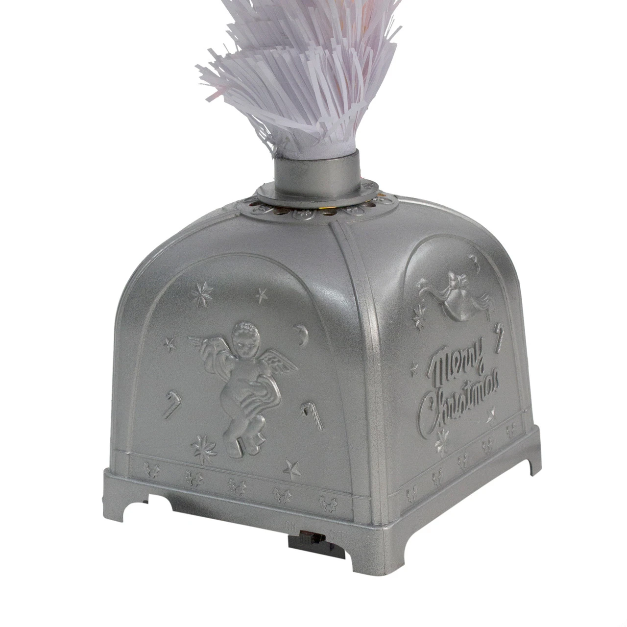 3' Pre-Lit LED Color Changing White Fiber Optic Artificial Christmas Tree 5 3' Pre-Lit LED Color Changing White Fiber Optic Artificial Christmas Tree - Image 5