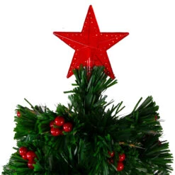 3' Pre-Lit Color Changing Fiber Optic Christmas Tree With Red Berries 9 3' Pre-Lit Color Changing Fiber Optic Christmas Tree With Red Berries -Xmas Trees Shop northlight j65030 1 20432.1667530621