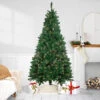 7.5ft Pre-Lit Ravenna Pine Artificial Christmas Tree - Warm White LED Lights