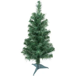 18" Traditional Green Pine Artificial Christmas Tree, Unlit