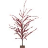 5' Artificial Red Berry Christmas Twig Tree, Unlit