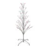 4' White Lighted Christmas Cascade Twig Tree Outdoor Decoration - Multi Lights