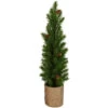 16.5" Mini Artificial Christmas Tree With Pinecones - Unlit