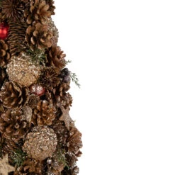 17" Pinecone And Berry Christmas Cone Tree Tabletop Decoration -Xmas Trees Shop northlight sh94274 2 15408.1667946183