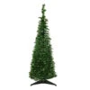 4' Green Tinsel Pop-Up Artificial Christmas Tree, Unlit
