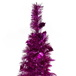 4' Pink Tinsel Pop-Up Artificial Christmas Tree, Unlit -Xmas Trees Shop northlight sm92149 3 61352.1667530288
