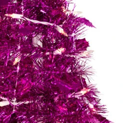 6' Pre-Lit Pink Tinsel Pop-Up Artificial Christmas Tree, Clear Lights 9 6' Pre-Lit Pink Tinsel Pop-Up Artificial Christmas Tree, Clear Lights -Xmas Trees Shop northlight sm92150 2 63158.1667530303