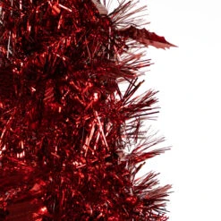 6' Red Tinsel Pop-Up Artificial Christmas Tree, Unlit -Xmas Trees Shop northlight sm92153 2 89971.1667530306
