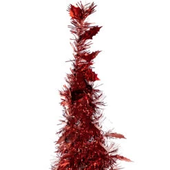 6' Red Tinsel Pop-Up Artificial Christmas Tree, Unlit -Xmas Trees Shop northlight sm92153 3 64566.1667530306