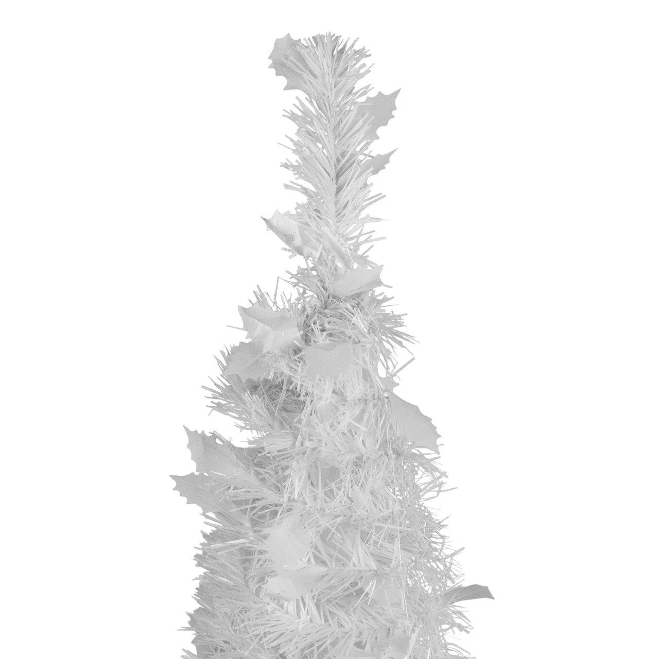 6' White Tinsel Pop-Up Artificial Christmas Tree, Unlit 4 6' White Tinsel Pop-Up Artificial Christmas Tree, Unlit - Image 4