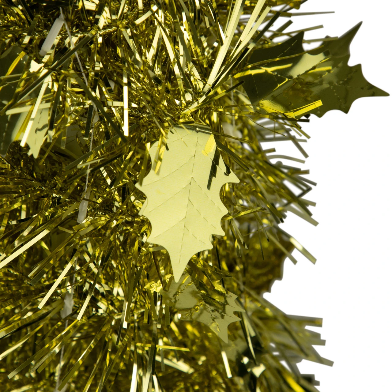 4' Gold Tinsel Pop-Up Artificial Christmas Tree, Unlit 3 4' Gold Tinsel Pop-Up Artificial Christmas Tree, Unlit - Image 3