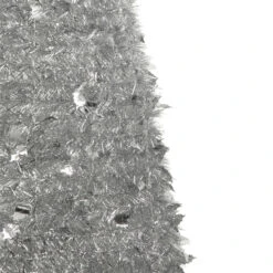 6' Silver Tinsel Pop-Up Artificial Christmas Tree, Unlit -Xmas Trees Shop northlight sm92168 2 29471.1667531218