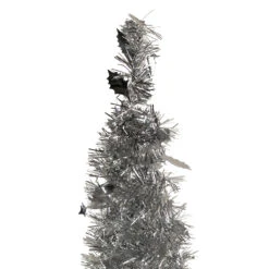 6' Silver Tinsel Pop-Up Artificial Christmas Tree, Unlit -Xmas Trees Shop northlight sm92168 3 62168.1667531218