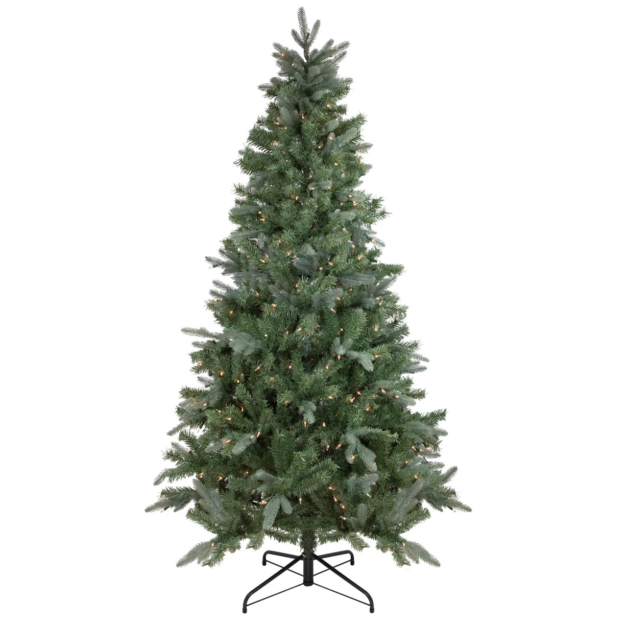 6.5' Pre-Lit Slim Granville Fraser Fir Artificial Christmas Tree, Clear Lights 2 6.5' Pre-Lit Slim Granville Fraser Fir Artificial Christmas Tree, Clear Lights - Image 2