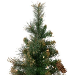 4.5' Pre-Lit Yorkshire Pine Pencil Artificial Christmas Tree, Clear Lights -Xmas Trees Shop northlight sm92926 3 28390.1667487928