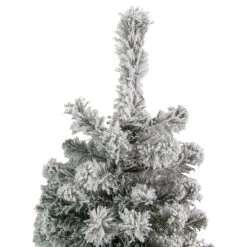6.5' Heavily Flocked Madison Pine Artificial Christmas Tree, Unlit -Xmas Trees Shop northlight sm92929 3 19664.1667490912
