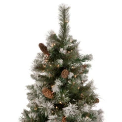 6.5' Pre-lit Snow Valley Pine Artificial Christmas Tree, Clear Lights 11 6.5' Pre-lit Snow Valley Pine Artificial Christmas Tree, Clear Lights -Xmas Trees Shop northlight sm92938 3 91338.1667530154