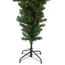 5.5' Pre-Lit Medium Upside Down Spruce Artificial Christmas Tree, Clear Lights -Xmas Trees Shop northlight sm92974 3 85012.1667530209