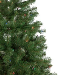 6' Pre-Lit Wilson Pine Slim Artificial Christmas Tree, Multi Lights -Xmas Trees Shop northlight sm92990 2 65841.1667530132