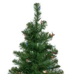 6' Pre-Lit Wilson Pine Slim Artificial Christmas Tree, Multi Lights -Xmas Trees Shop northlight sm92990 3 23712.1667530133