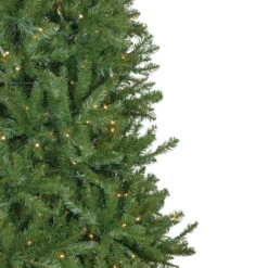 7.5' Pre-Lit Rockwood Pine Artificial Christmas Tree, Clear LED Lights -Xmas Trees Shop northlight sm93005 2up 74508.1667531223