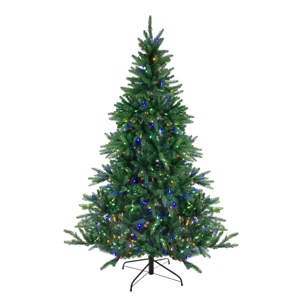 7.5' Pre-Lit Full Instant Connect Noble Fir Artificial Christmas Tree - Dual LED Lights 2 7.5' Pre-Lit Full Instant Connect Noble Fir Artificial Christmas Tree - Dual LED Lights - Image 2