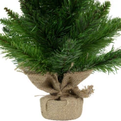 24" Mini Balsam Pine Artificial Christmas Tree In Burlap Base, Unlit 11 24" Mini Balsam Pine Artificial Christmas Tree In Burlap Base, Unlit -Xmas Trees Shop northlight v03994 4 updated2022 04131.1667488328