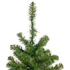 6' Pre-Lit Medium Canadian Pine Artificial Christmas Tree - Multicolor Lights -Xmas Trees Shop northlight v15853 2new 03402.1667584077