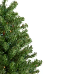 6' Pre-Lit Medium Canadian Pine Artificial Christmas Tree - Multicolor Lights -Xmas Trees Shop northlight v15853 3new 40514.1667584077