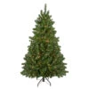 6' Pre-Lit Medium Canadian Pine Artificial Christmas Tree, Clear Lights