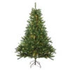 5' Pre-Lit LED Medium Canadian Pine Artificial Christmas Tree - Candlelight Lights
