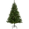6' Pre-Lit Medium Balsam Pine Artificial Christmas Tree, Clear Lights