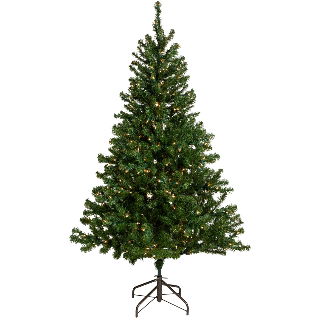 6' Pre-Lit Medium Balsam Pine Artificial Christmas Tree, Clear Lights 1 6' Pre-Lit Medium Balsam Pine Artificial Christmas Tree, Clear Lights