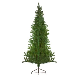 7.5' Canadian Pine Slim Artificial Christmas Wall Tree - Unlit -Xmas Trees Shop northlight v27360 5 updated 20771.1667573673