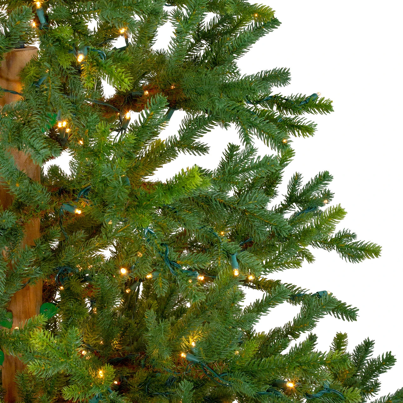 6.5' Pre-Lit Full North Pine Artificial Christmas Tree - Clear LED Lights 3 6.5' Pre-Lit Full North Pine Artificial Christmas Tree - Clear LED Lights - Image 3