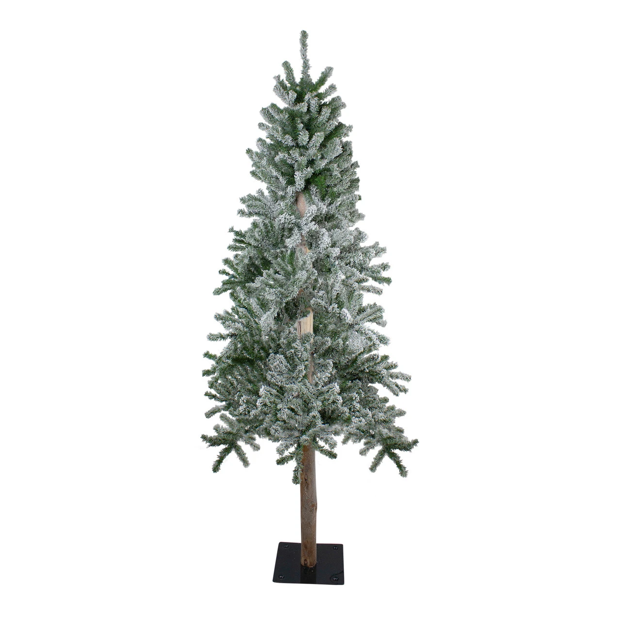 6ft Flocked Alpine Artificial Christmas Tree - Unlit 1 6ft Flocked Alpine Artificial Christmas Tree - Unlit