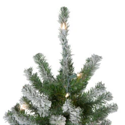 7' Pre-Lit Pencil Flocked Alpine Artificial Christmas Tree - Clear Lights 11 7' Pre-Lit Pencil Flocked Alpine Artificial Christmas Tree - Clear Lights -Xmas Trees Shop northlight v27441 2updated 94542.1676305834