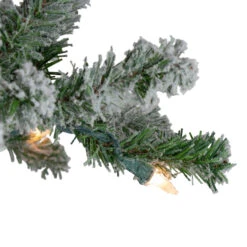 7' Pre-Lit Pencil Flocked Alpine Artificial Christmas Tree - Clear Lights 10 7' Pre-Lit Pencil Flocked Alpine Artificial Christmas Tree - Clear Lights -Xmas Trees Shop northlight v27441 3 96794.1676305834