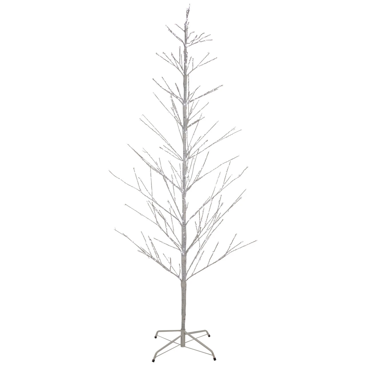 6' LED Lighted White Birch Christmas Twig Tree - Pure White Lights 1 6' LED Lighted White Birch Christmas Twig Tree - Pure White Lights